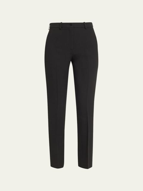 MICHAEL KORS COLLECTION Samantha Double Crepe Sablé Slim-Leg Pants