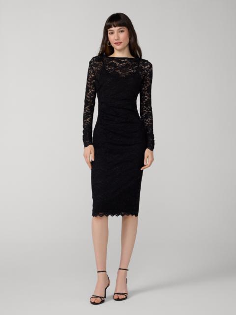 DIANE VON FURSTENBERG Darrius Lace Long Sleeve Dress