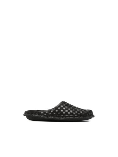 Comme des Garçons Homme woven leather mules