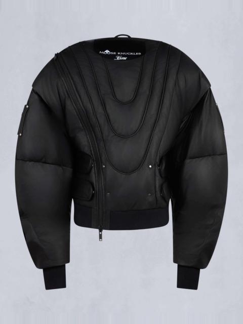 LUAR UNISEX LEATHER BOMBER JACKET