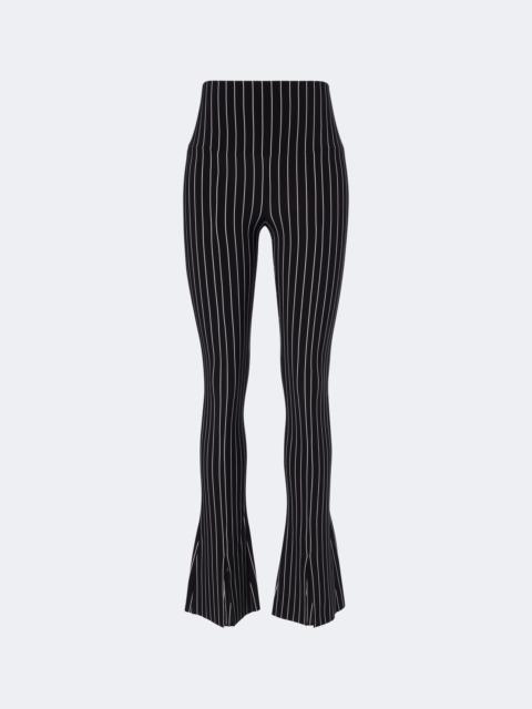 NORMA KAMALI Striped flared pants