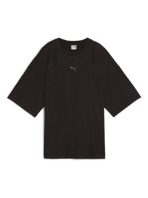 (WMNS) PUMA DARE TO Oversized Cut-out T-shirt 'Black' 626644-01