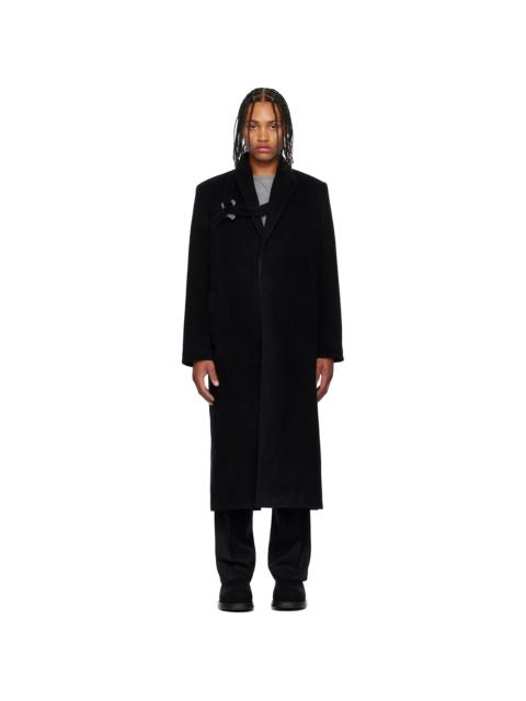 HELIOT EMIL™ Black Titan Wool Coat
