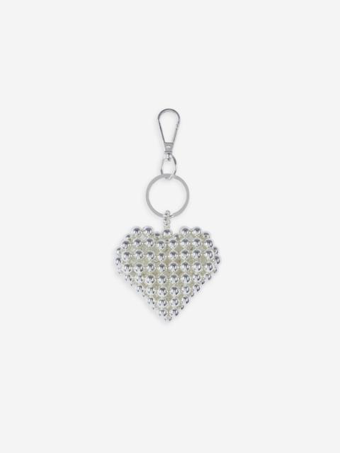 The Kooples SILVER HEART BAG CHARM