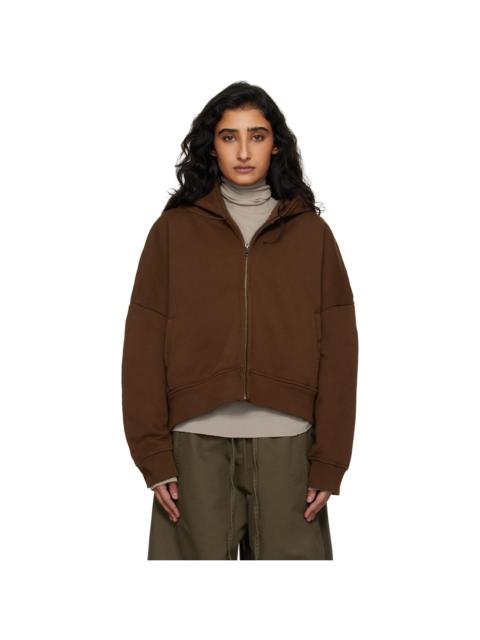 entire studios Brown Eternal Zip Hoodie