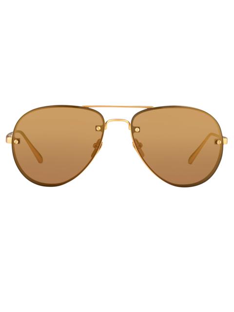 LINDA FARROW Linda Farrow 307 C8 Aviator Sunglasses