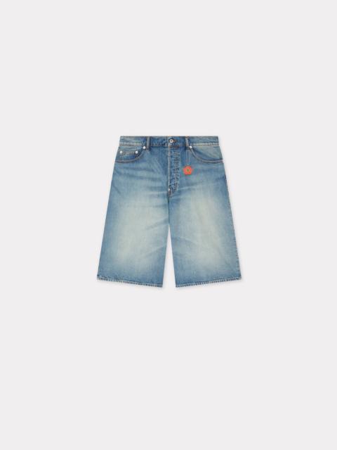 KENZO Straight shorts in japanese denim