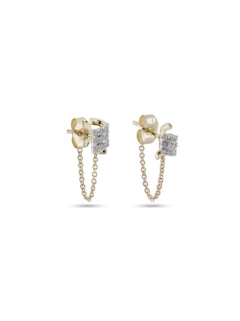 STONE AND STRAND Twinkling Twine Front to Back Earrings