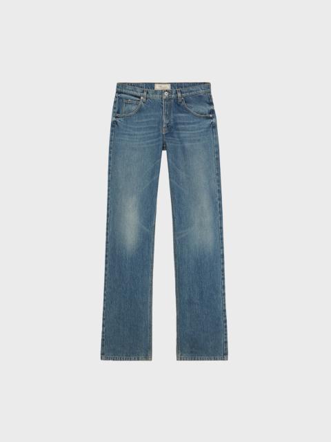 Blumarine STRAIGHT LEG JEANS WITH LOGO PRINT