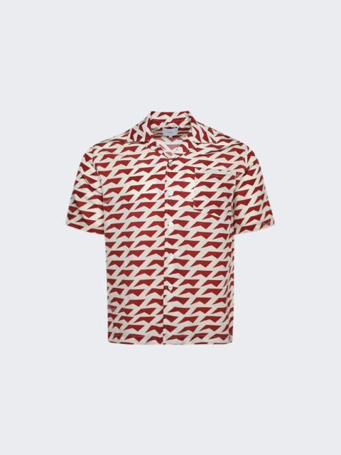 Rhude Dolce Vita Shirt Red And Cream