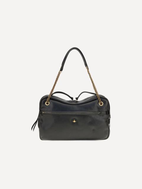Vivienne Westwood Large Dolce textured leather Shoulder Bag