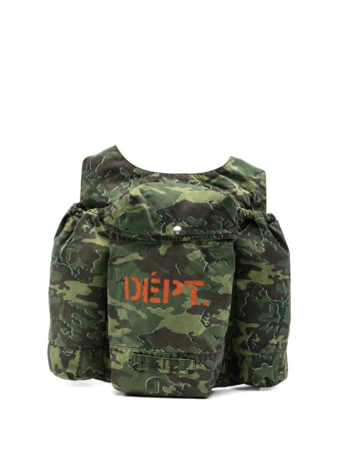 GALLERY DEPT. Gallery Dept. Camouflage-print Vest-style Backpack