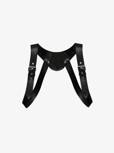 Alexander McQueen Leather Harness in Black