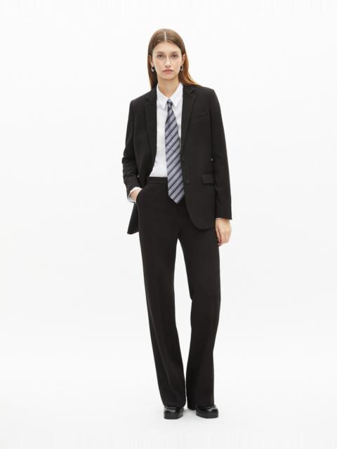 The Kooples BLACK STRAIGHT-CUT SUIT JACKET