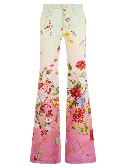 Roberto Cavalli Miami Flowers Flare Pant