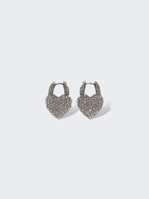 BALENCIAGA Minnie Earrings Silver