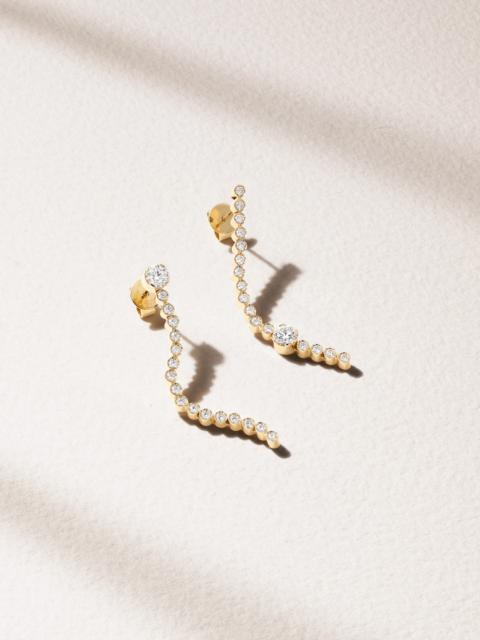 SOPHIE BILLE BRAHE 18-karat Recycled Gold Diamond Earrings