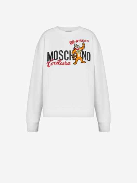 Moschino CHINESE NEW YEAR COTTON SWEATSHIRT