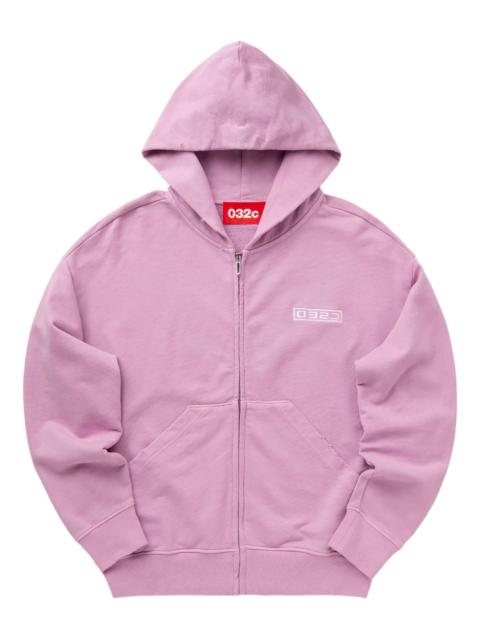 032c zip-front hoodie