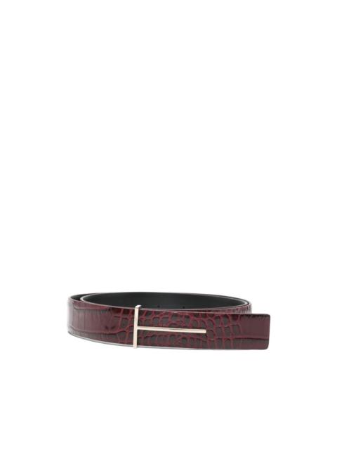 TOM FORD embossed-leather belt