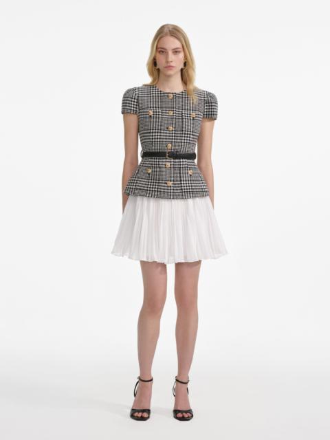 Houndstooth Mini Dress