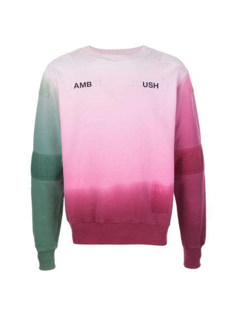 Ambush logo-print ombré sweatshirt