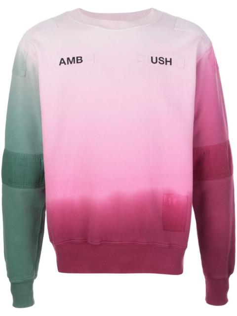 Ambush logo-print ombré sweatshirt