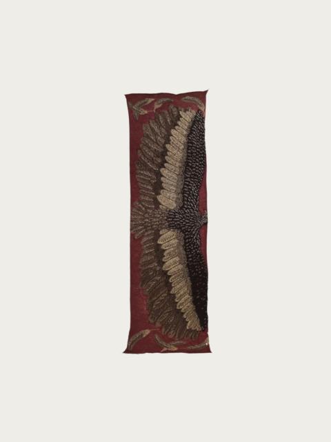 Kapital Fulling Wool Scarf OHWASHI - Engine Red