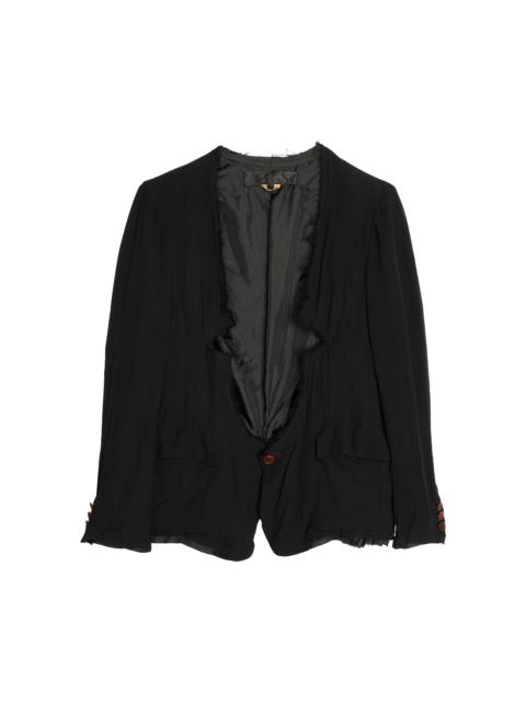 Comme des Garçons Deconstructed Reversible Blazer 'Black'