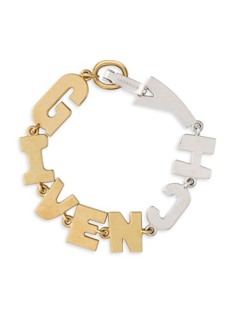 Givenchy Women's Letters Bracelet in Metal - Golden Silvery