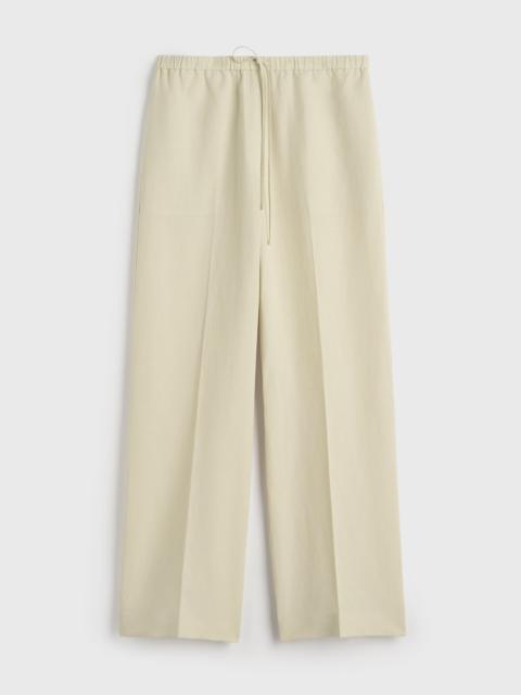 TOTEME Fluid drawstring trousers talc