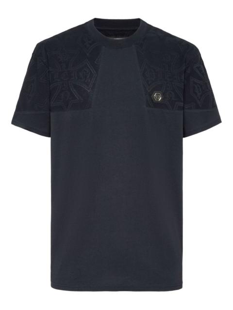 PHILIPP PLEIN jacquard crest T-shirt