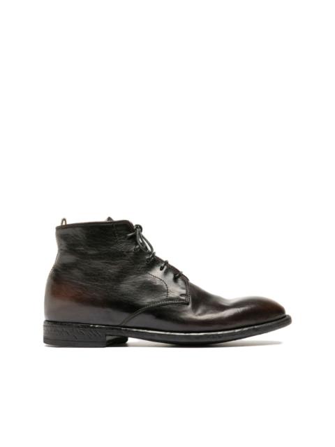 OFFICINE CREATIVE Emory lace-up leather boots