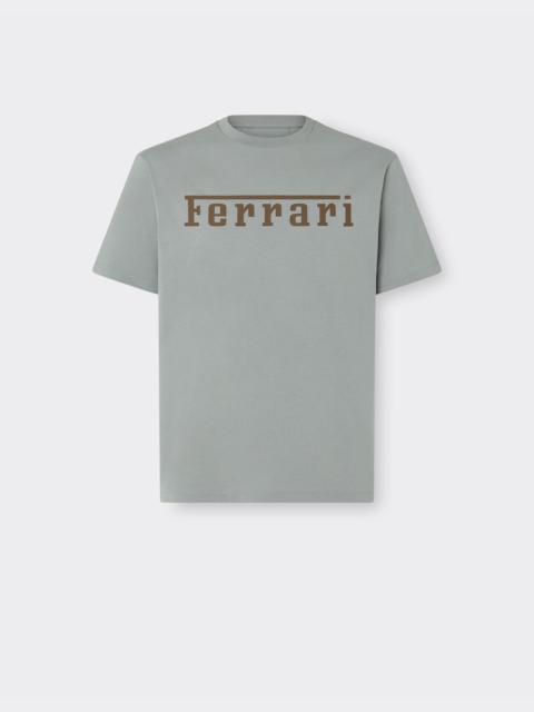 Ferrari Cotton T-shirt with Ferrari logo