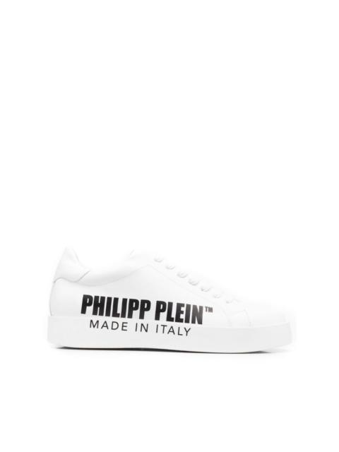 PHILIPP PLEIN logo-print low-top sneakers