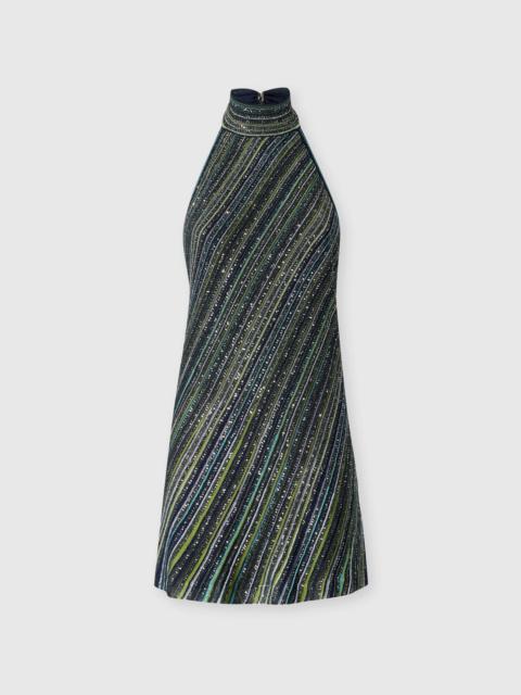 Missoni Mini dress with open back and sequins