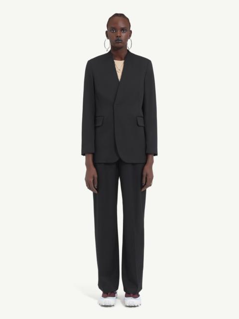 MM6 Maison Margiela Collarless suit jacket