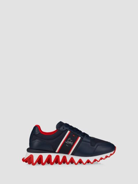 Christian Louboutin Men's Nastroshark Low-Top Sneakers - Marine