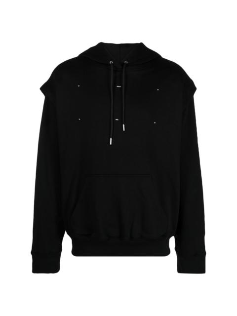 HELIOT EMIL™ logo-embroidered cotton hoodie