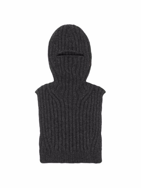 Ambush ribbed wool-blend balaclava