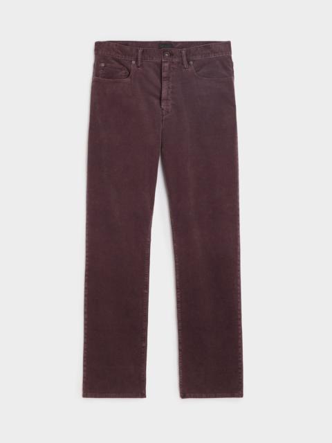 TODD SNYDER Straight Fit 5-Pocket Corduroy Pant