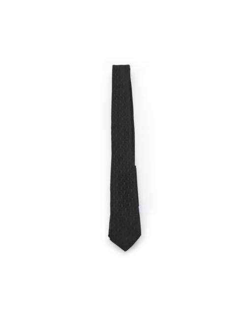 SAINT LAURENT black silk tie