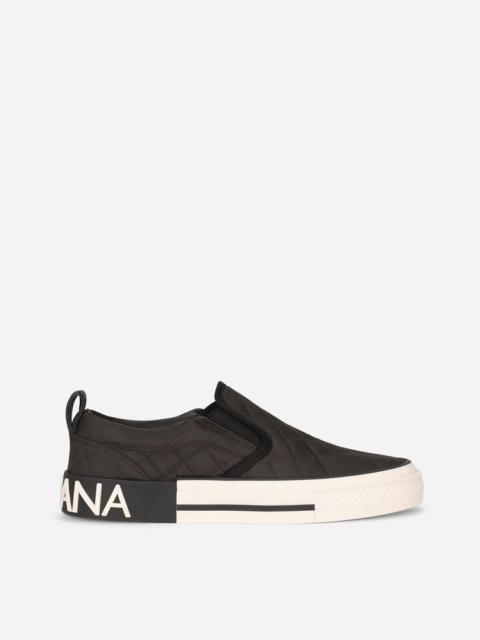 Dolce & Gabbana Quilted nylon Custom 2.Zero slip-on sneakers