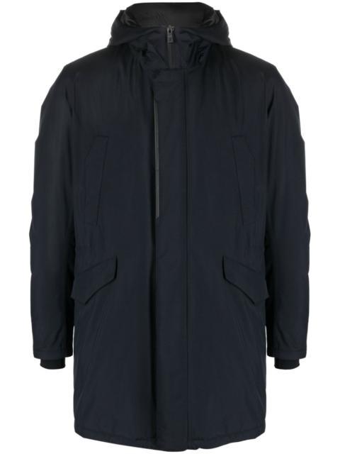 Herno flap-pockets hooded jacket