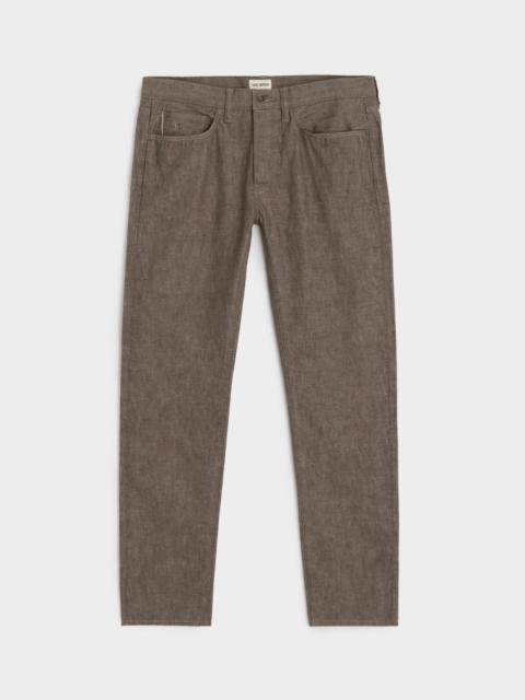TODD SNYDER Slim Lightweight Japanese Selvedge Jean in Whiskey
