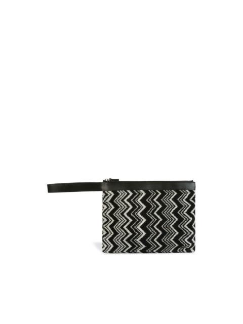 Missoni Keith zigzag-pattern pouch