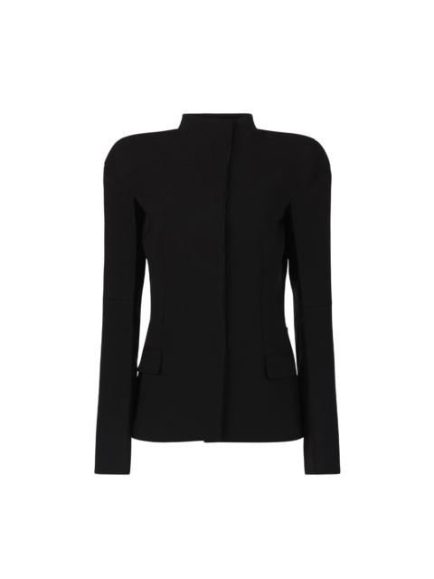 entire studios TAILORED CAP JACKET BLACK