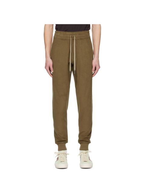 Brown Towelling Lounge Pants