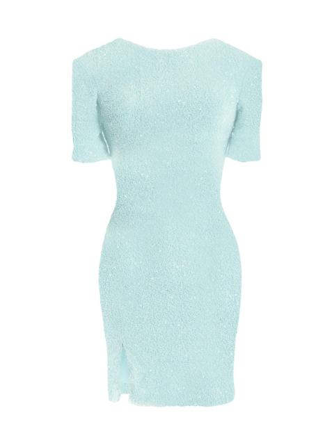 Dress The Population Women's Maddox Sequin Front-Slit Body-Con Minidress - Sage