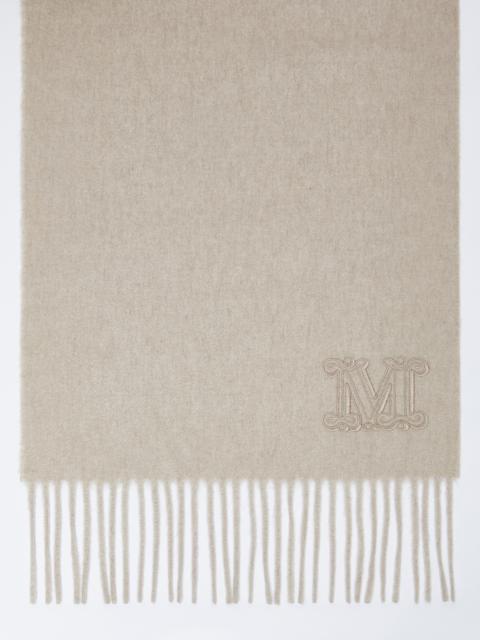 WSDALIA Cashmere stole with monogram embroidery